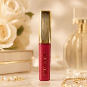 Estee Lauder 24 Fuchsia Fantasy Pure Color Gloss Shimmer Pink Lip Gloss 0.16 oz